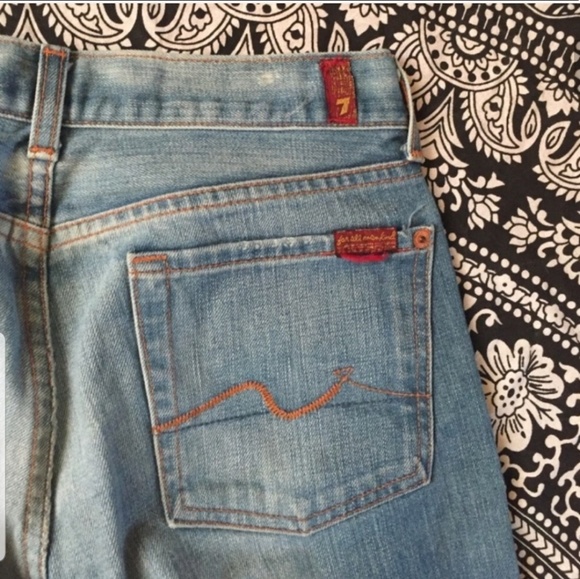 EUC Boot Cut 7 FAM Jeans - Picture 2 of 4